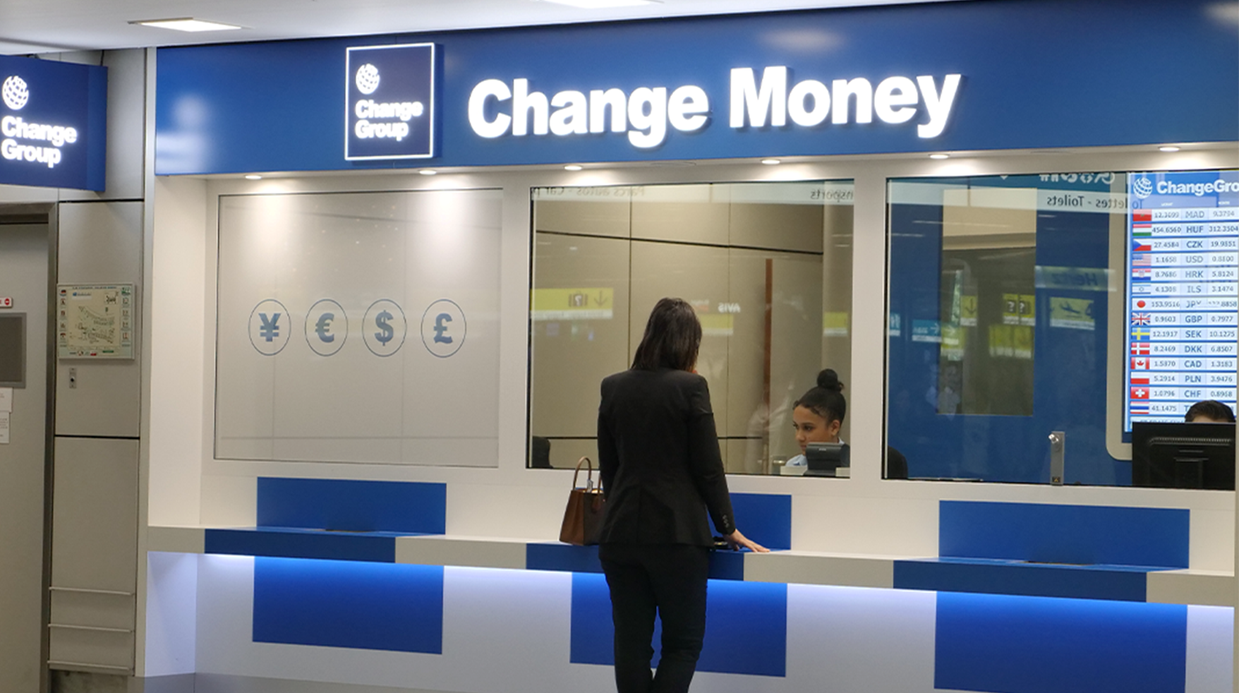 Bureau de change ChangeGroup Aéroport Toulouse Blagnac
